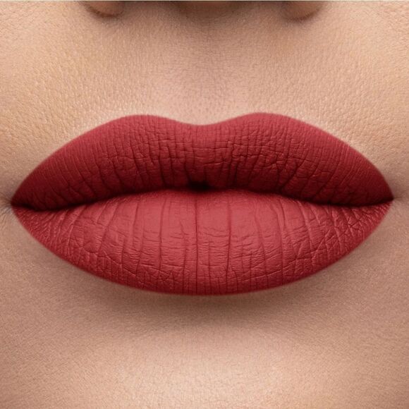 Too Faced Melted Matte Plumping Lipstick in Strawberry Hill - Picture 7 of 15